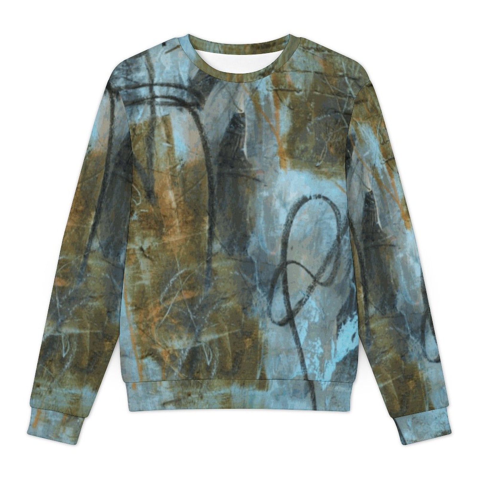 300gsm Oversized Thick Pullover Sweater(All-Over Printing)