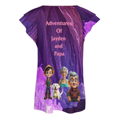 Womens JTW ruffled sleeved shirt