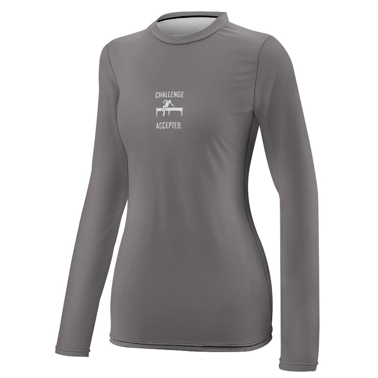 Women's Long Sleeve Sun Protection Shirt-UPF 40 UV Rash Guard for Hiking(All-over Printing)
