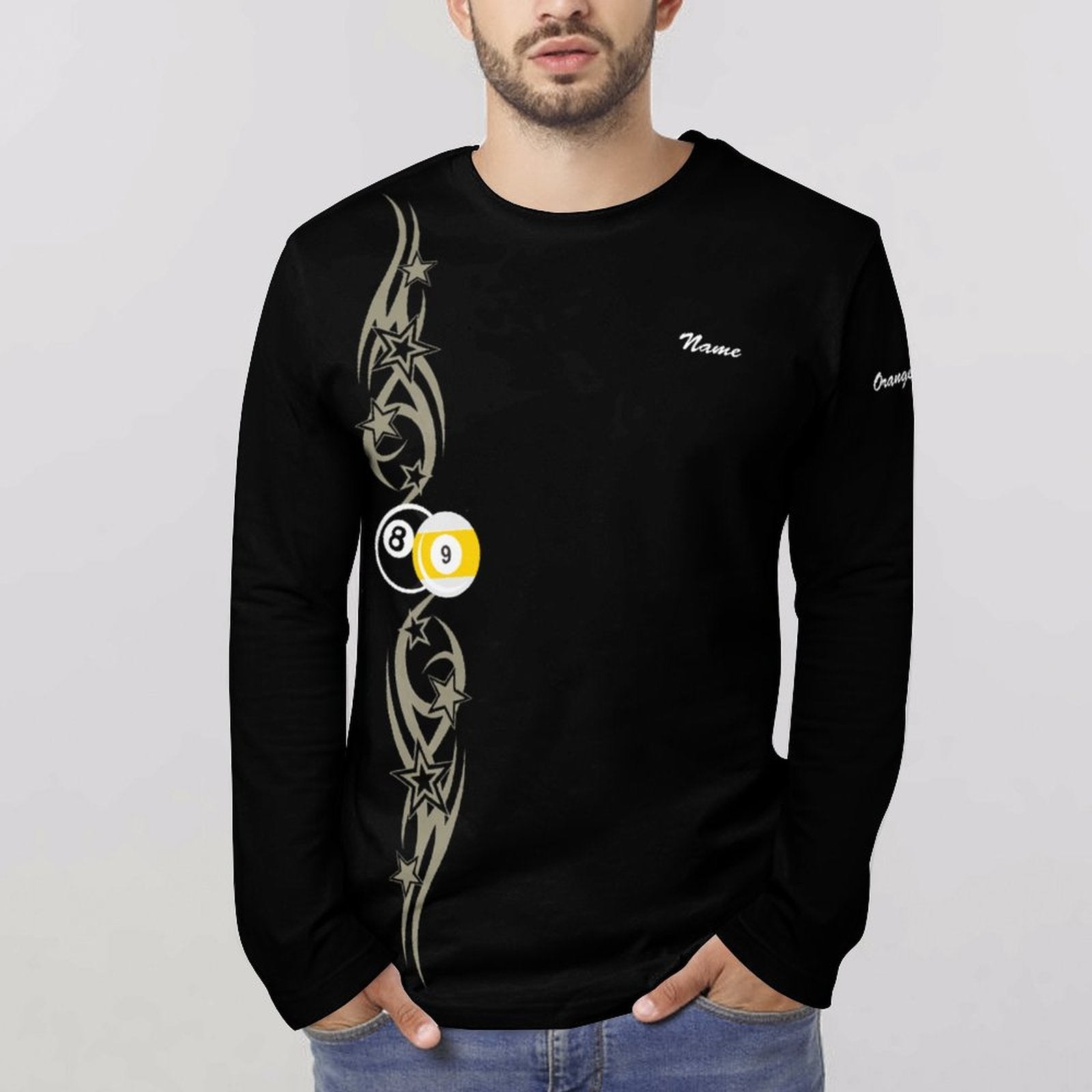 Cue-Tastic Team Shirt - Men's Long Sleeved Cotton Shirt