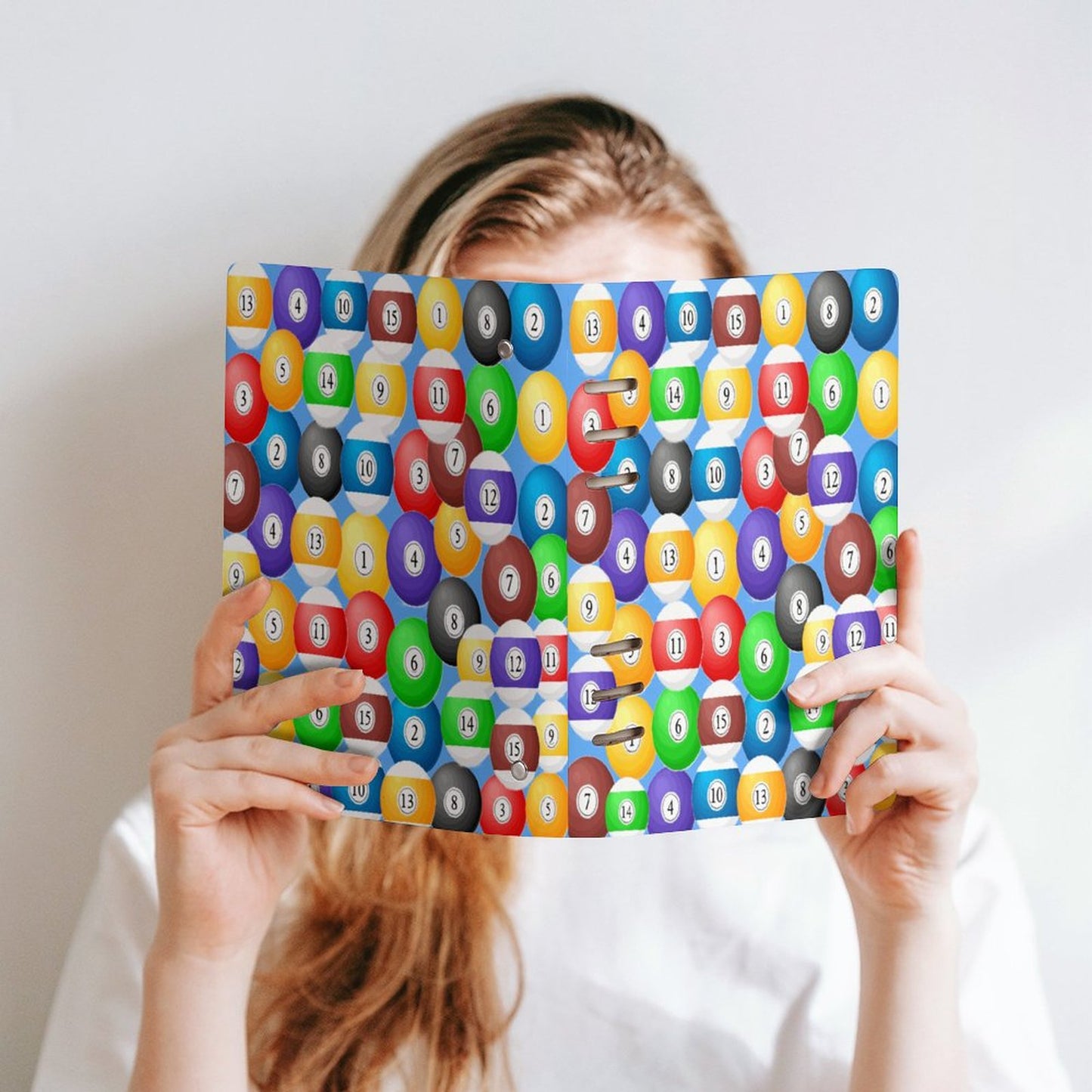 Pool Balls Collection: Loose Leaf Notebook