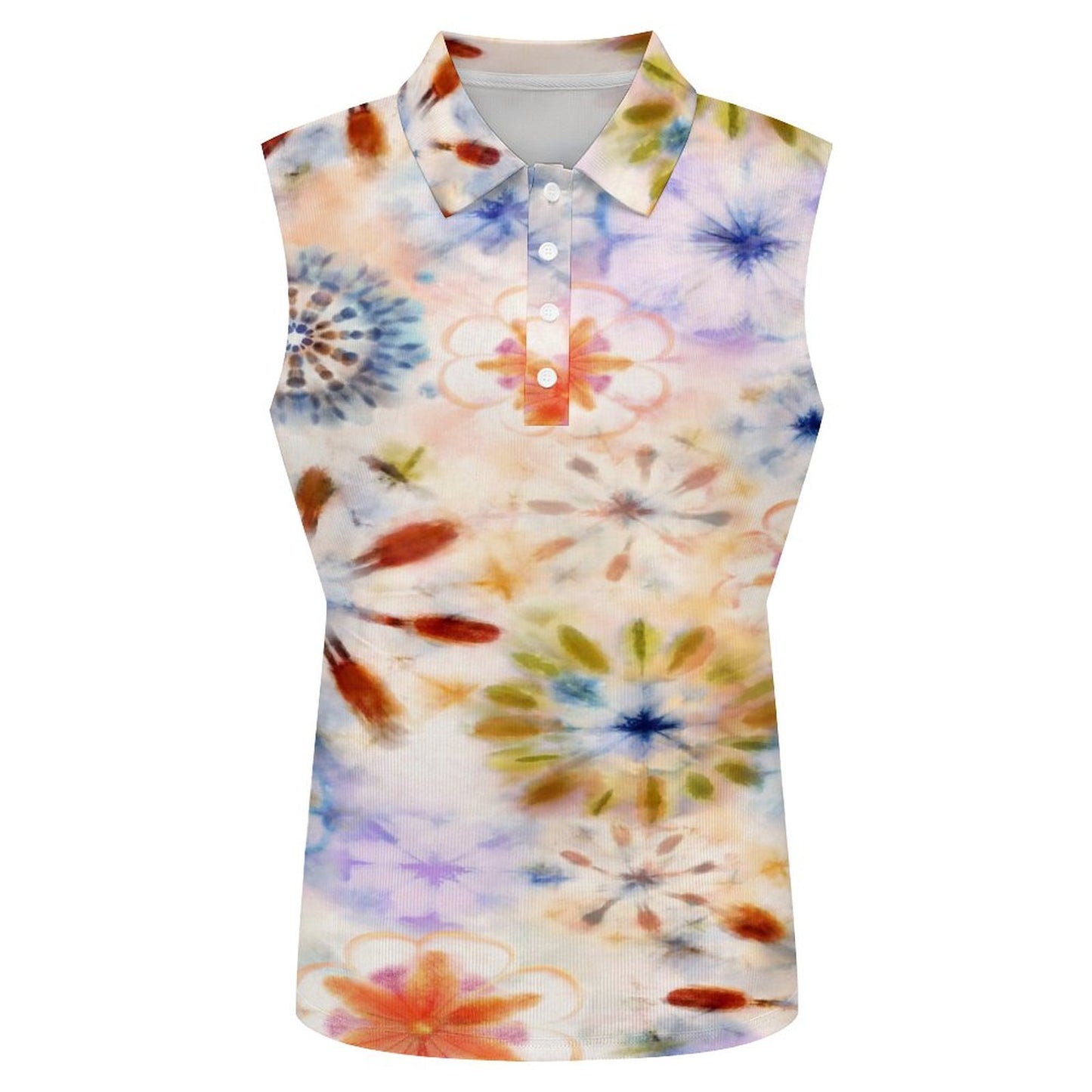 Women's POLO Tank Top(All-Over Printing)