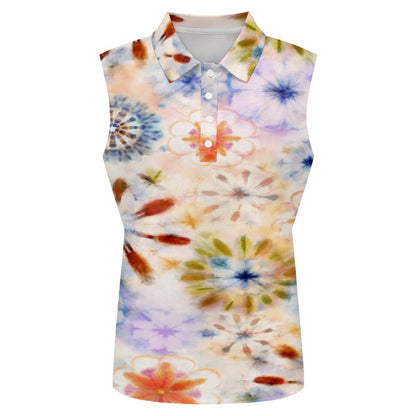 Women's POLO Tank Top(All-Over Printing)