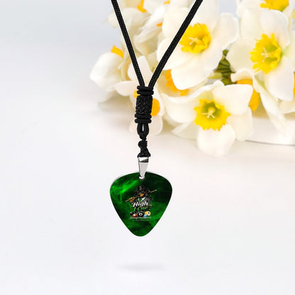 High I-Cue MN Trendy Guitar Pick Necklace