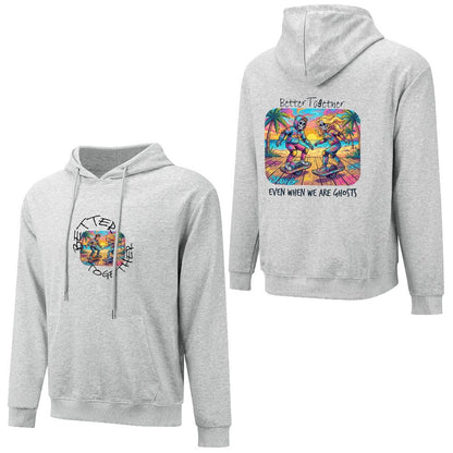 One  Wheel Love.  Cotton Hoodie with Pocket