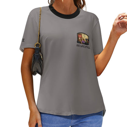 "AA Was Full" - Women’s Short Sleeve Performance T-Shirt – Soft Stretch, Breathable Fit