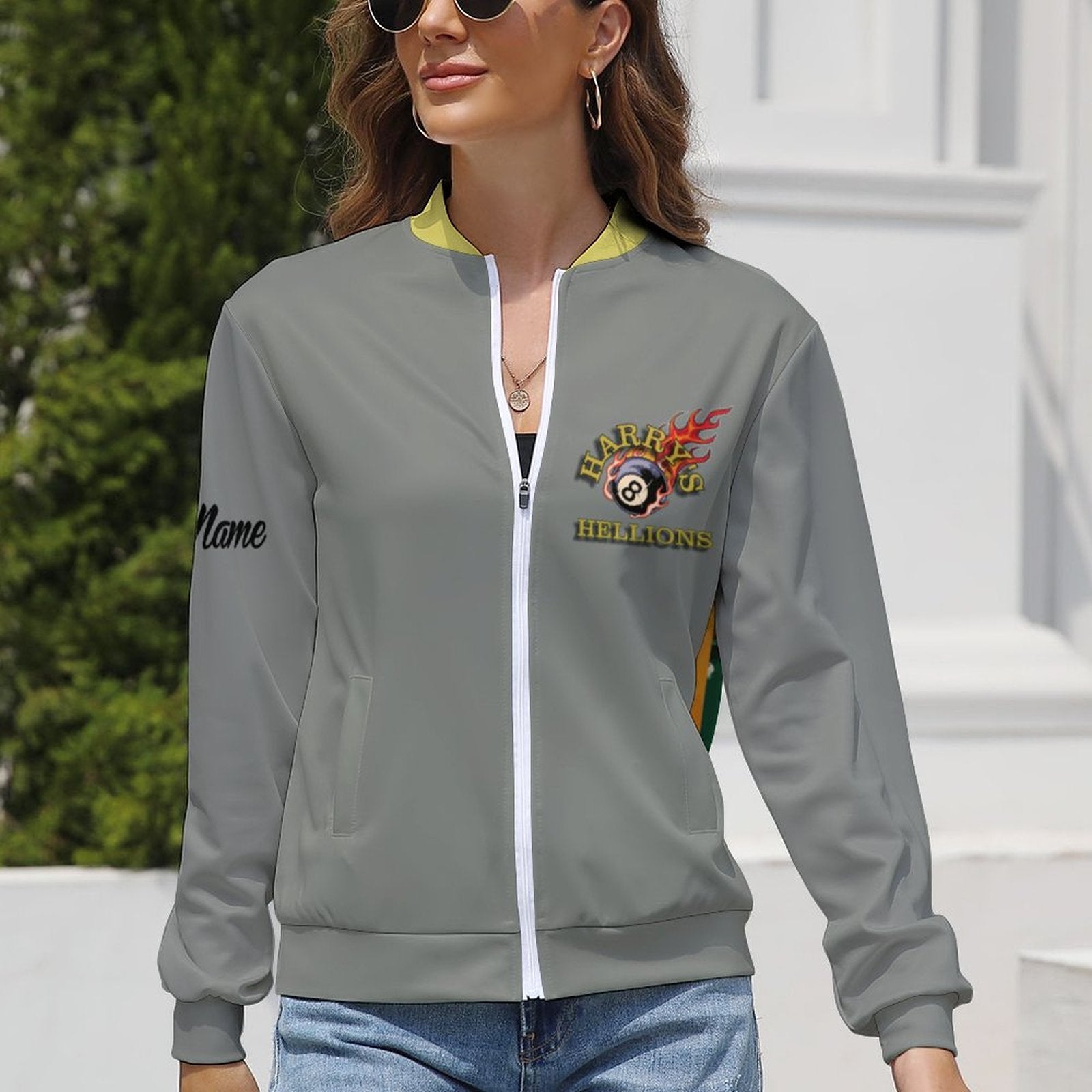 Harry’s Hellions Women’s Zipper Jacket (Alternate Image)