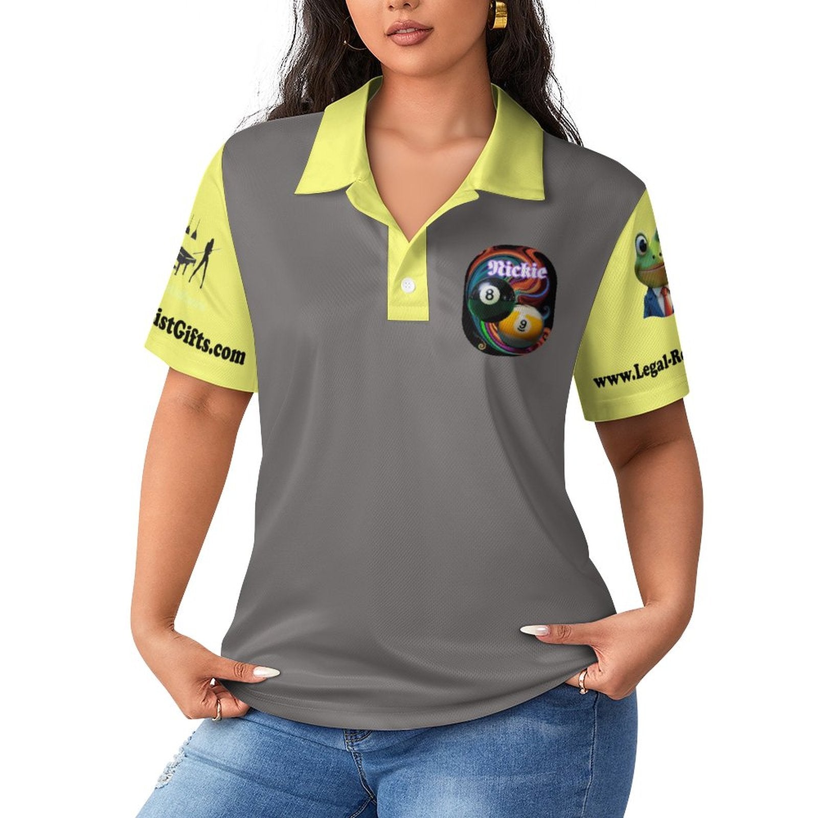 Individual team shirt Replacement Straight POLO Shirt