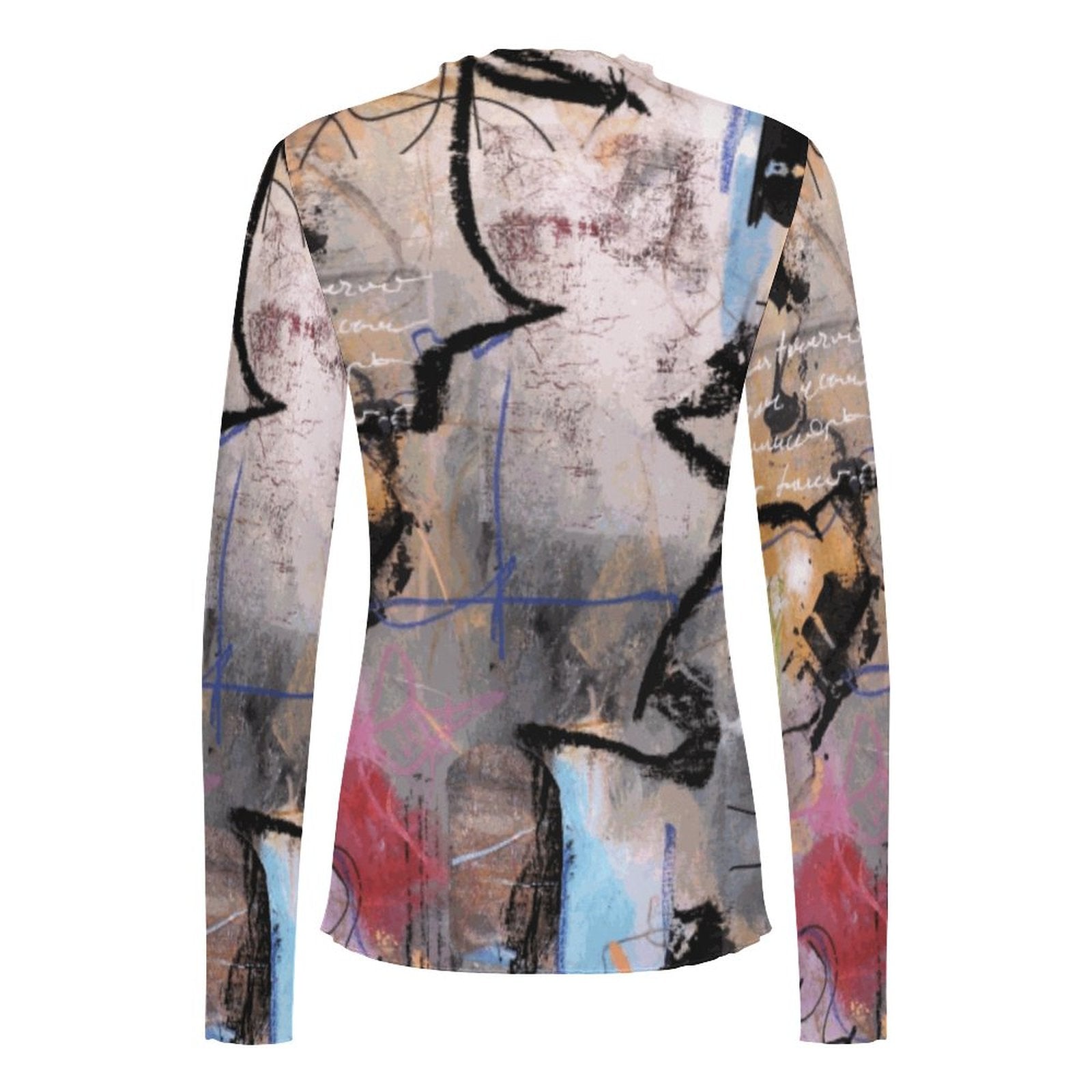 City Collection - Premium High Neck Mesh Top