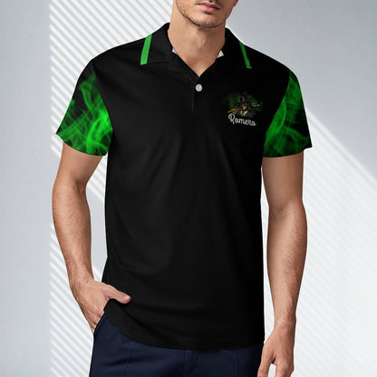 High I-Cue MN - Cotton Team Shirt - Cotton With Smoke Sleeves