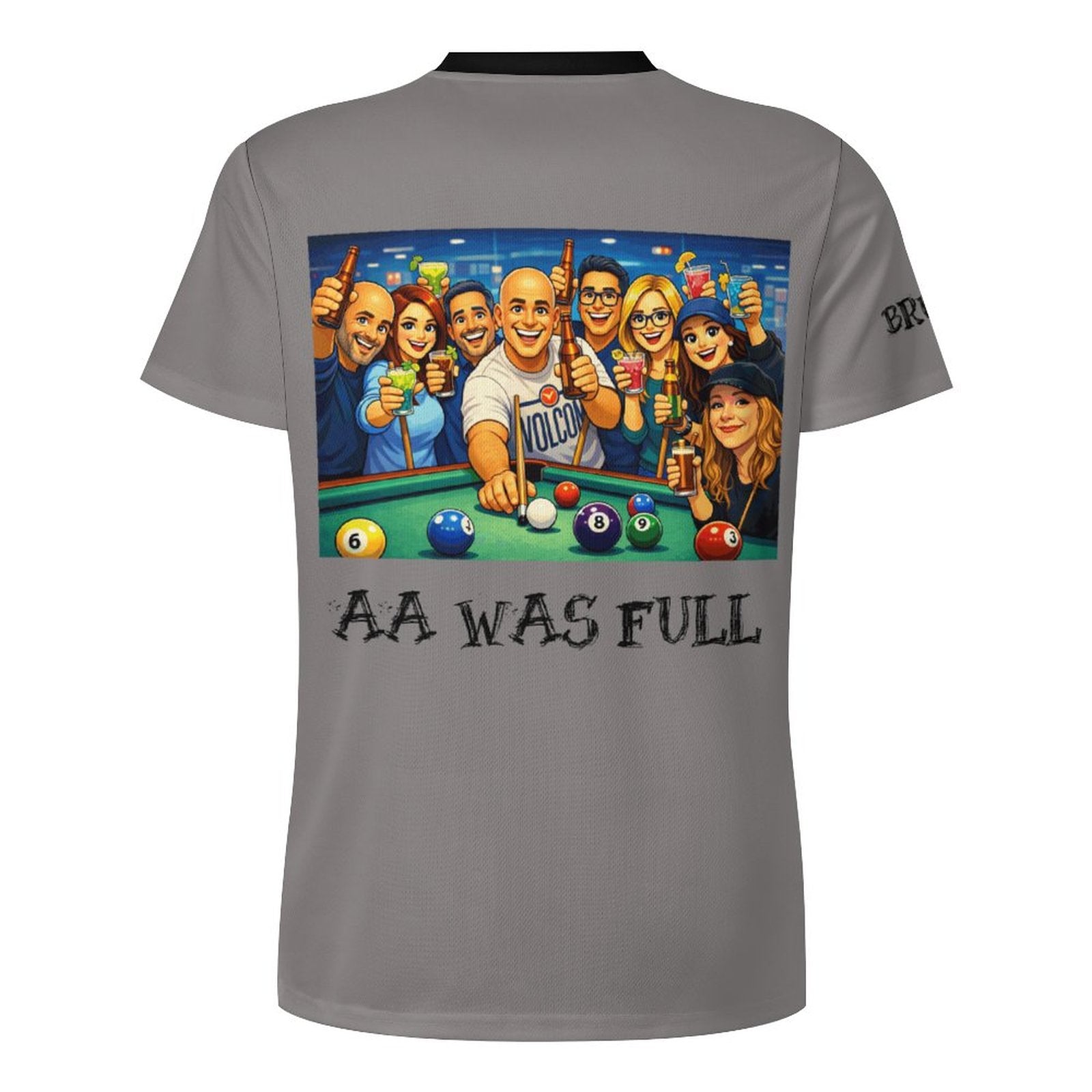AA Was Full™ Short Sleeve Mesh Performance T-Shirt – Lightweight Crewneck