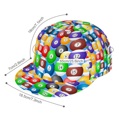 Pool Balls Collection: Unisex Snapback Cap