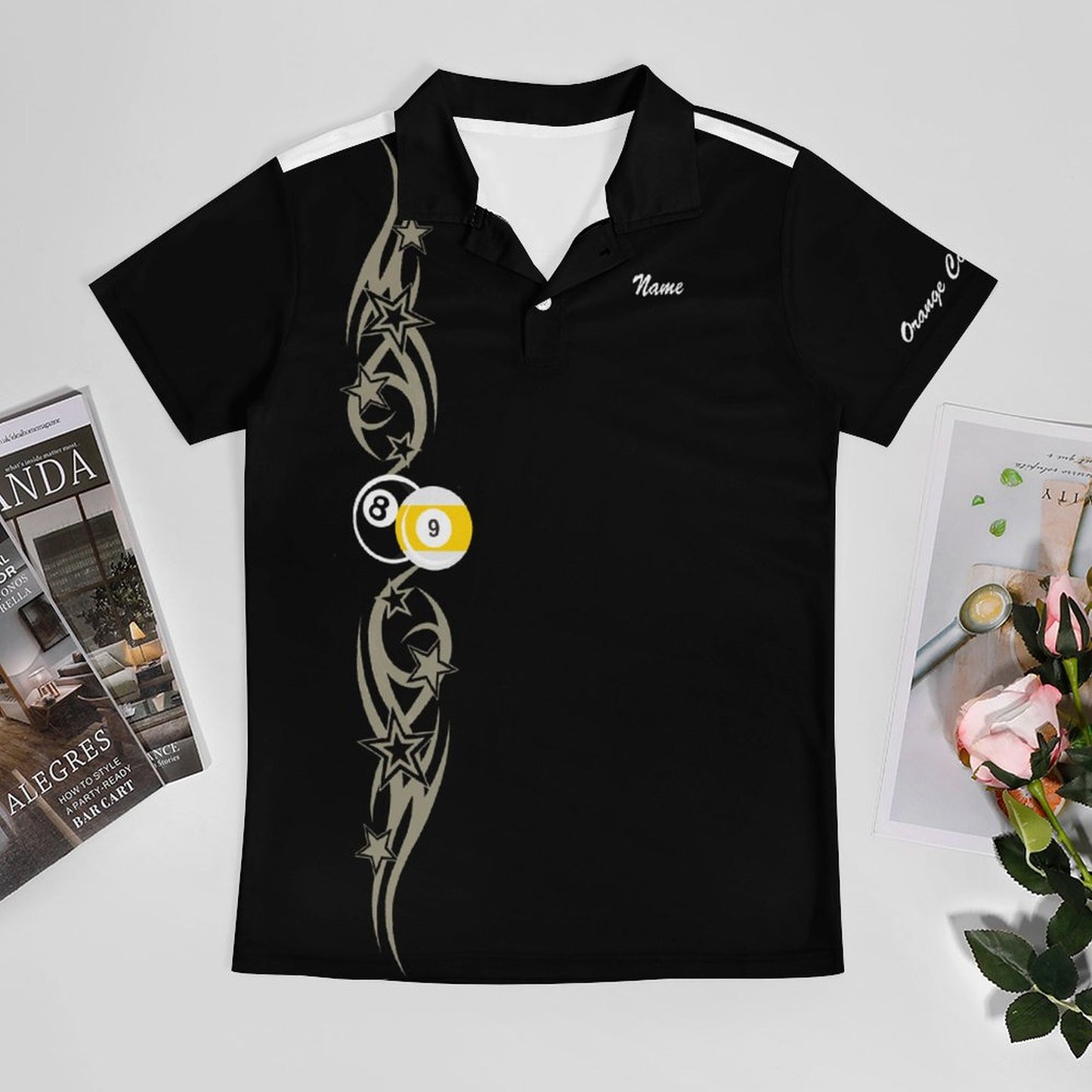 Team Shirt: Cue-Tastic Mens Polo