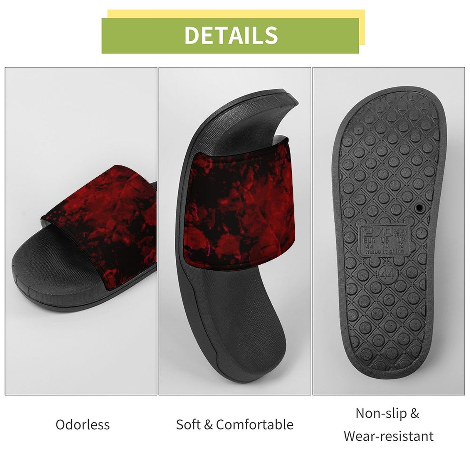 Personalized Casual Unisex PVC Slippers
