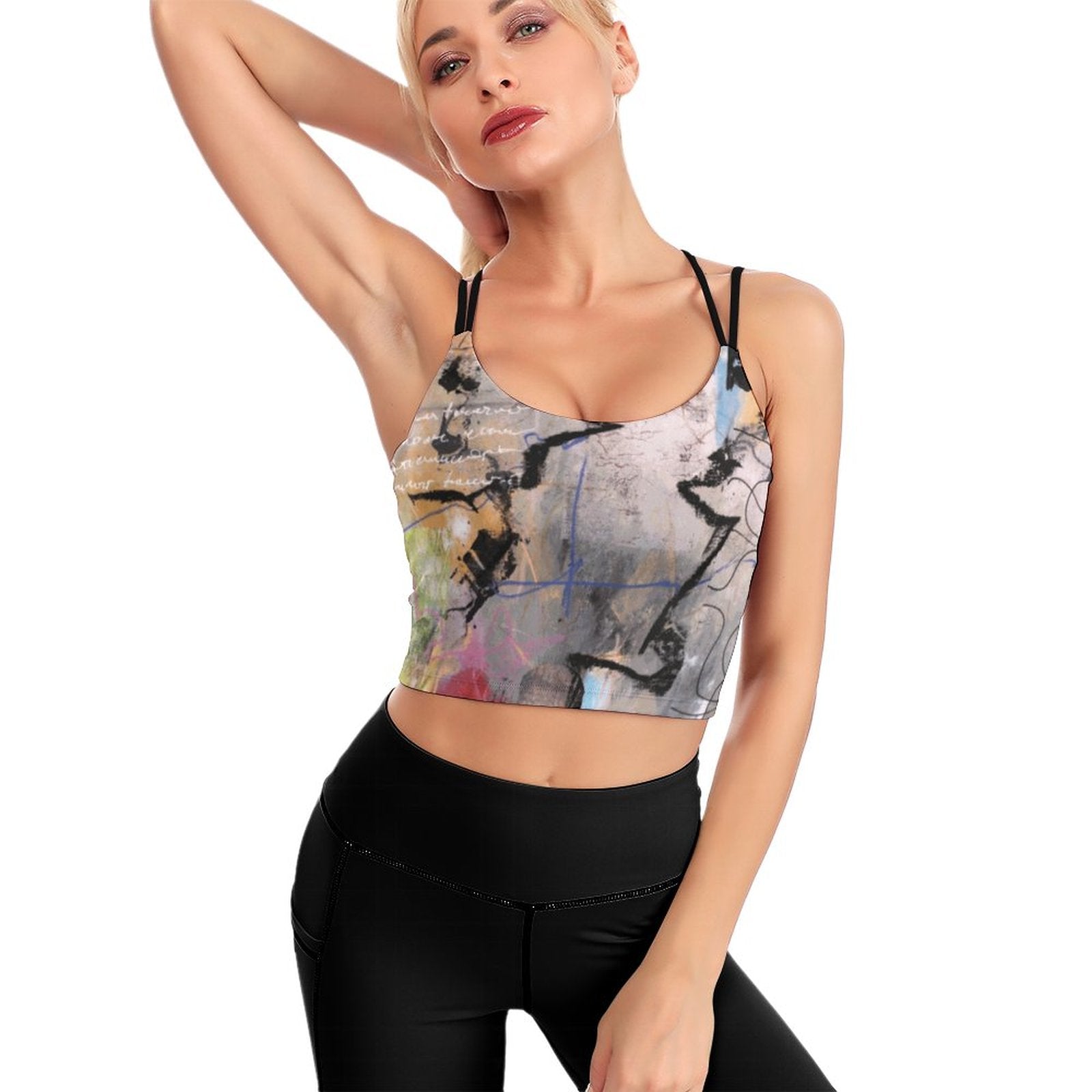City Collection - Workout Crop Yoga Tank Top