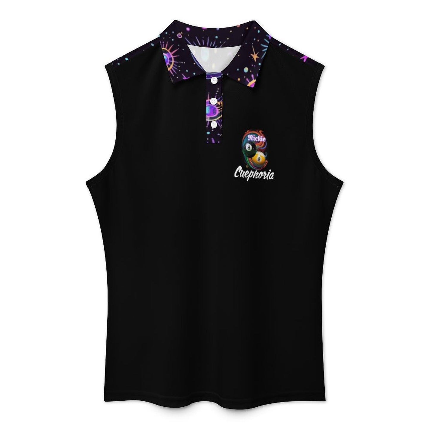 Cuephoria - Women's Sleeveless Polo Shirt