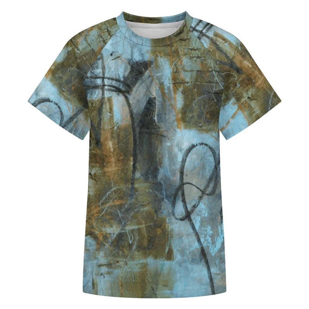180gsm Women's Raglan T-shirt(All-Over Printing)
