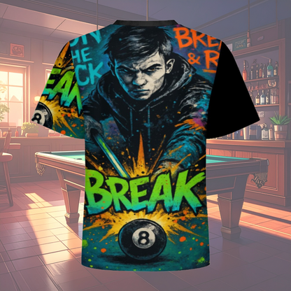 "Chalked Up"  Billiards Graphic Men’s T-Shirt –  Soft Touch, Ultra-Vivid Design