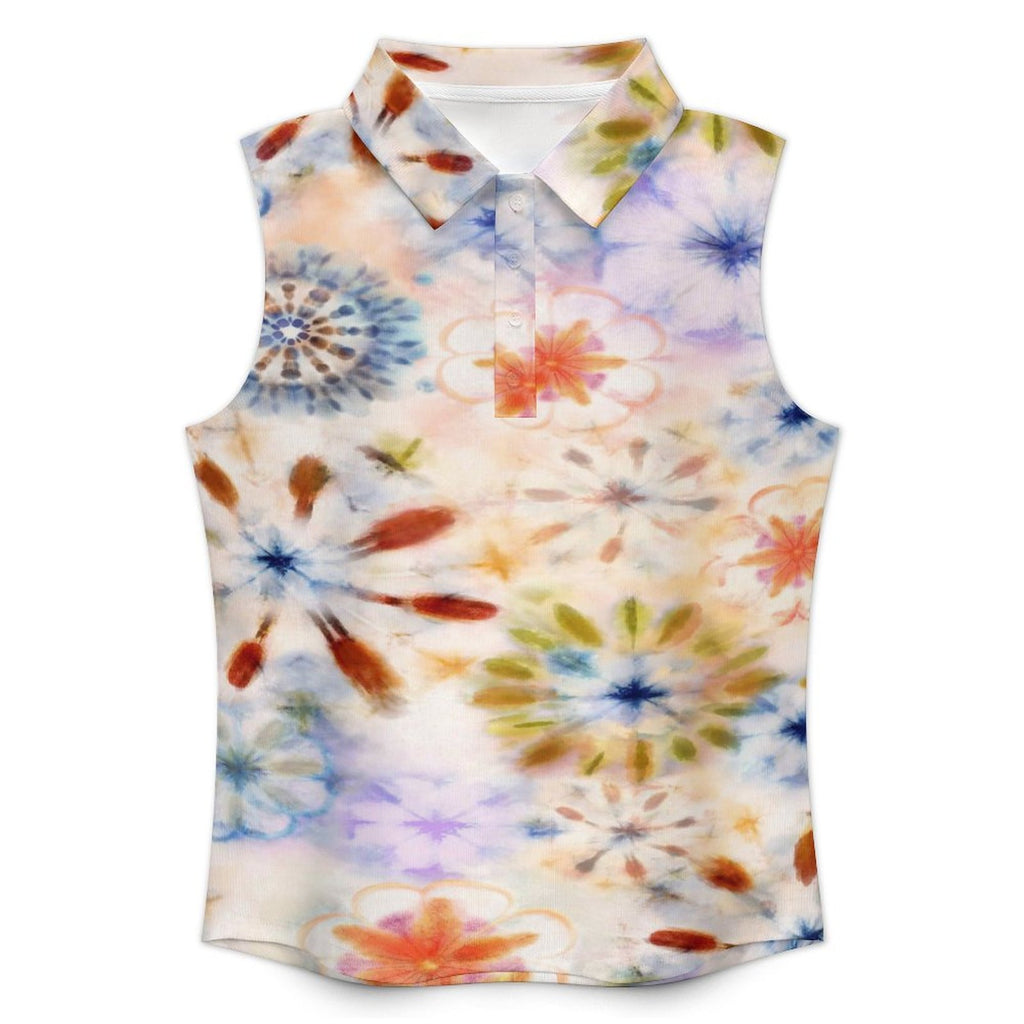 Women's POLO Tank Top(All-Over Printing)
