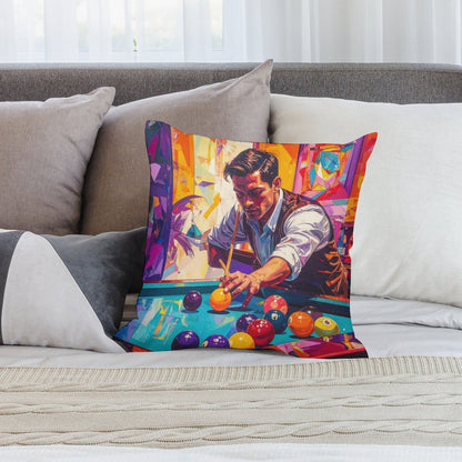 Short Plush Pillow Cover(Dual-sided Printing)