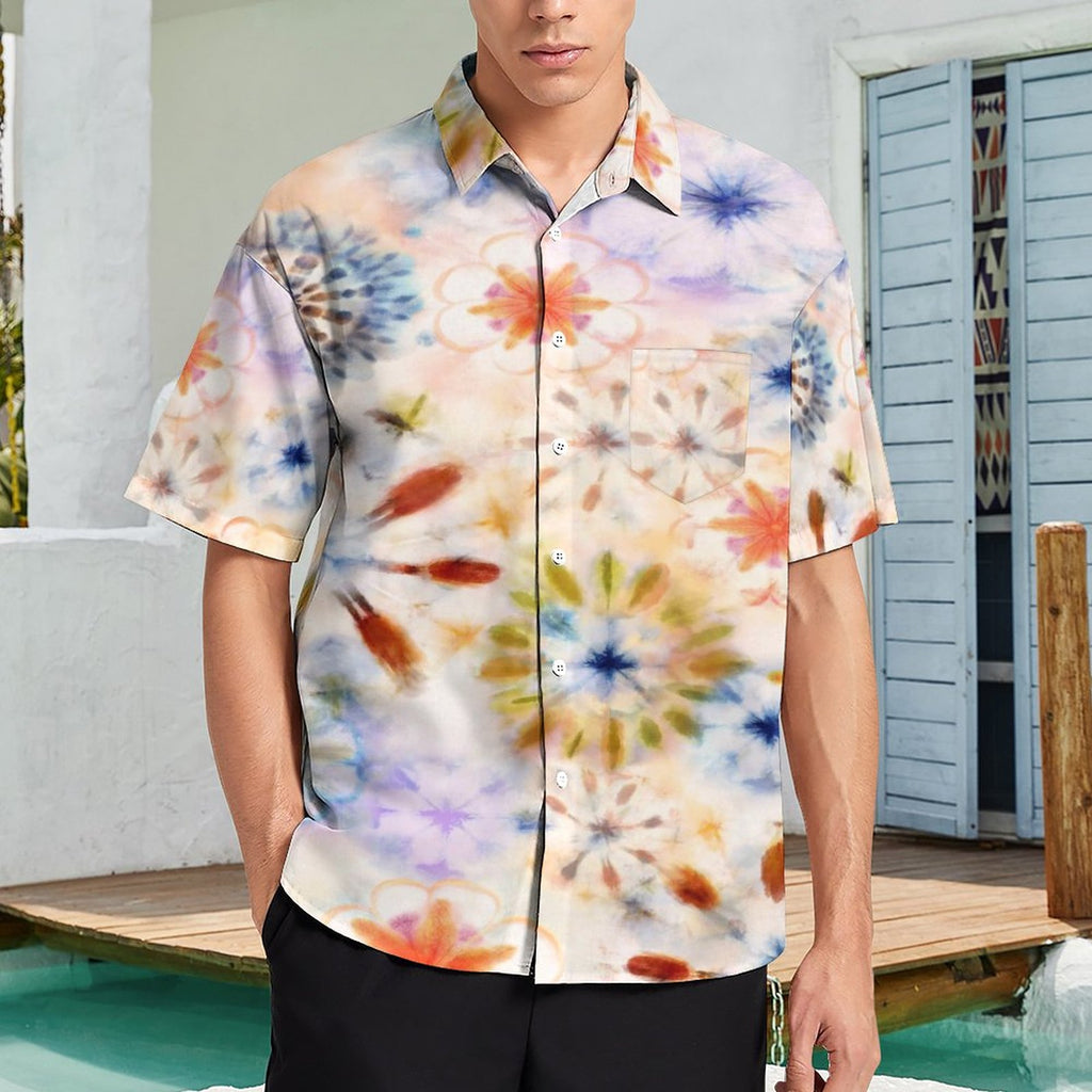 Spring Explosion Men's Short Sleeve Button down Shirt with Pocket(XS-7XL)