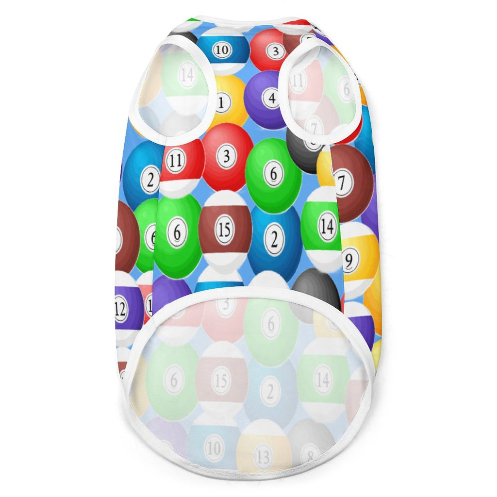 Pool Balls Collection: Custom Dog Vest