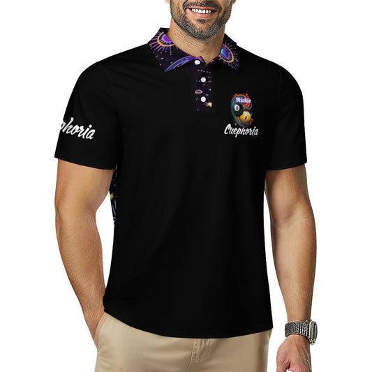 Cuephoria Men's Performance Polo