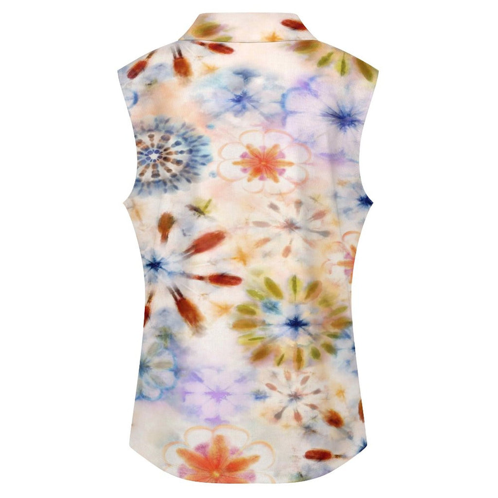Women's POLO Tank Top(All-Over Printing)