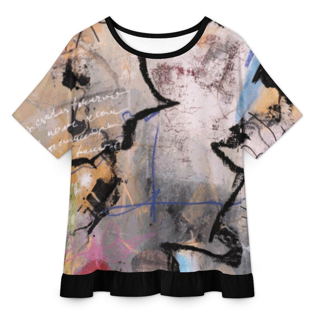 City Collection - Women's Ruffle T-shirt