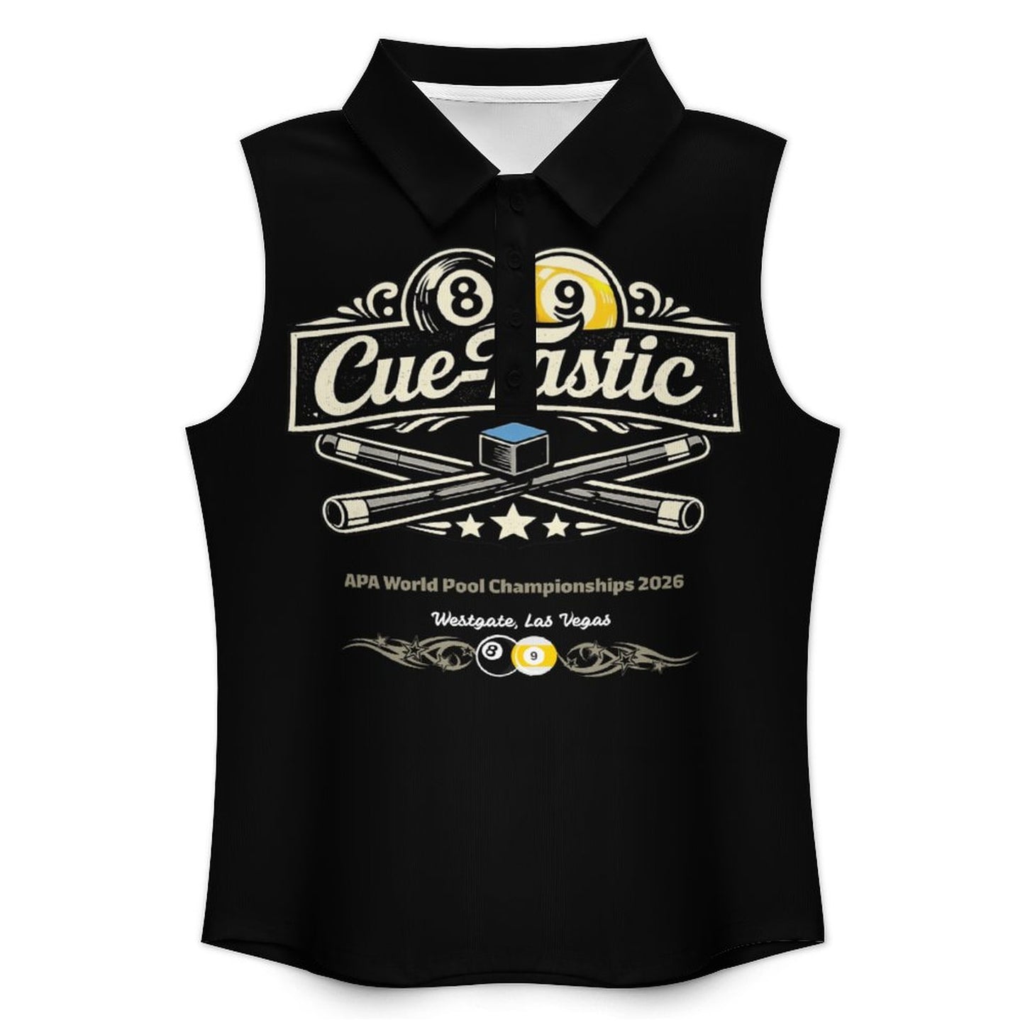 Cue-Tastic Team Shirt - Women's Polo Tank