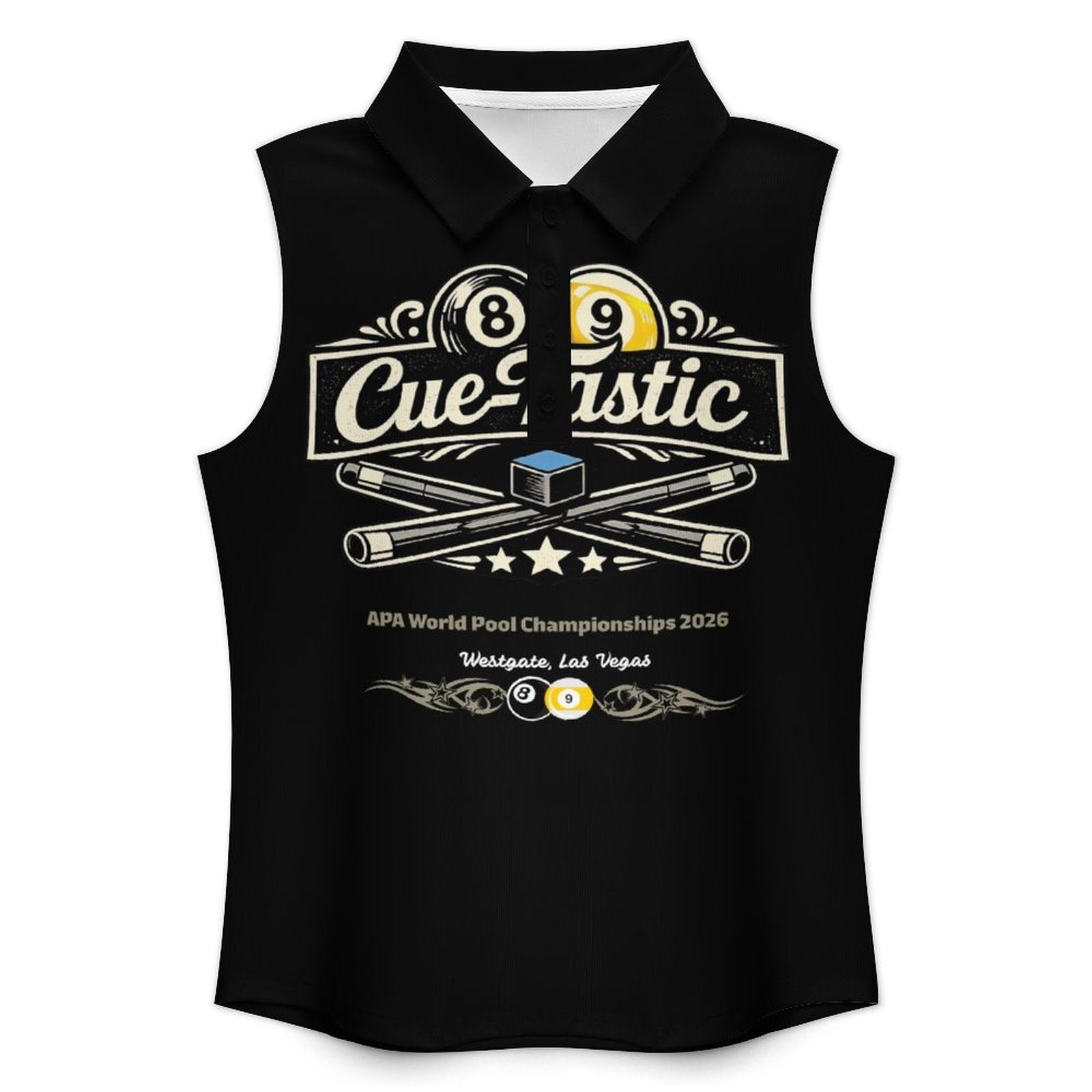 Cue-Tastic Team Shirt - Women's Polo Tank