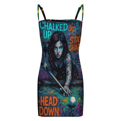 Slim Fit Spaghetti Strap Dress for Women