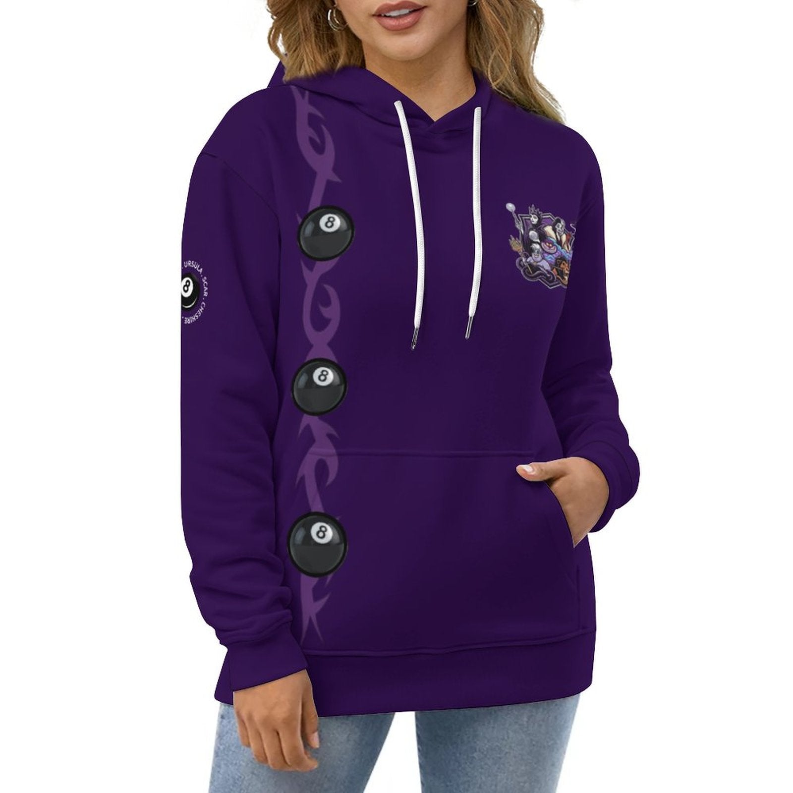 The Villains Lady Hoodie with Double-layer Cap