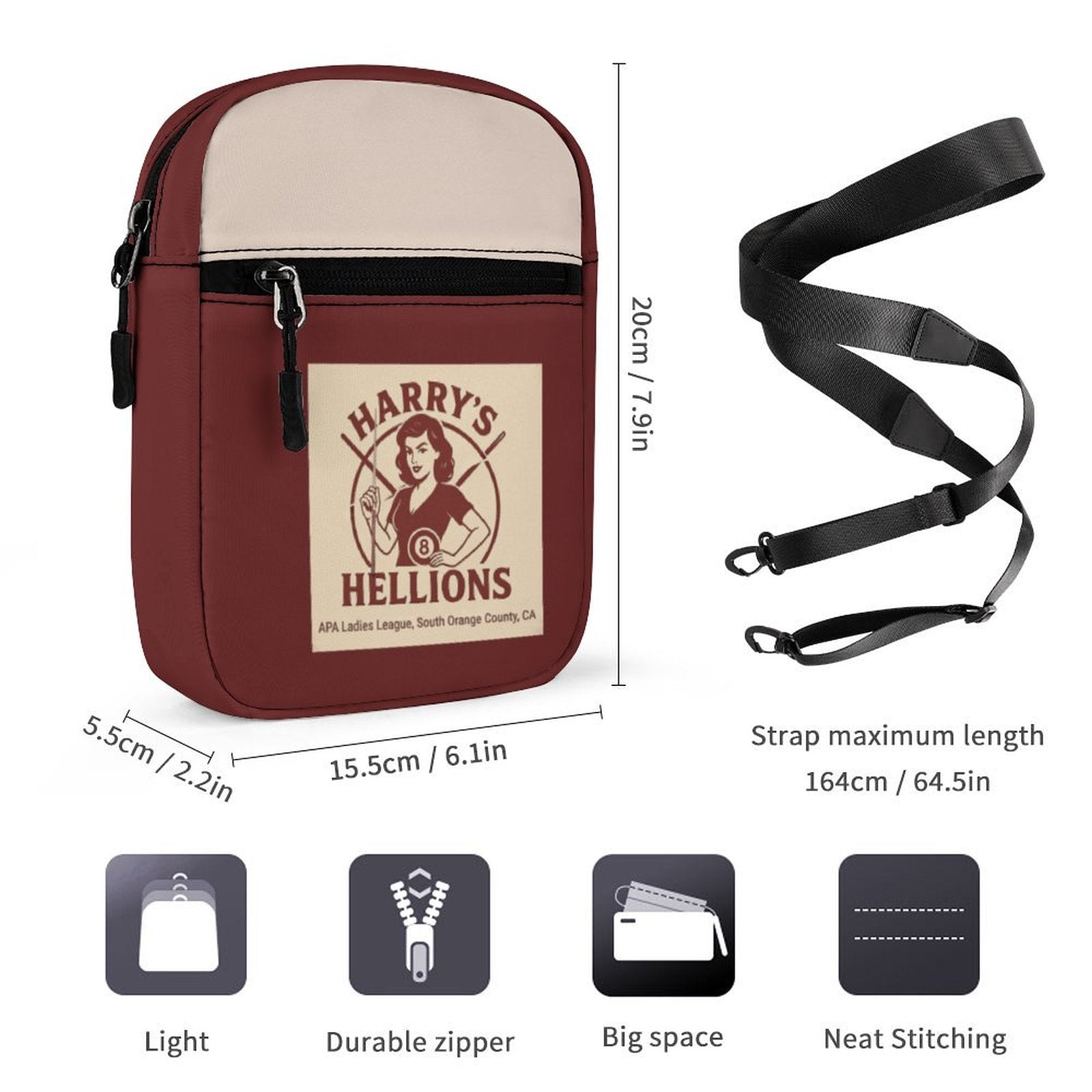 Harry’s Hellions Small Messenger Bag