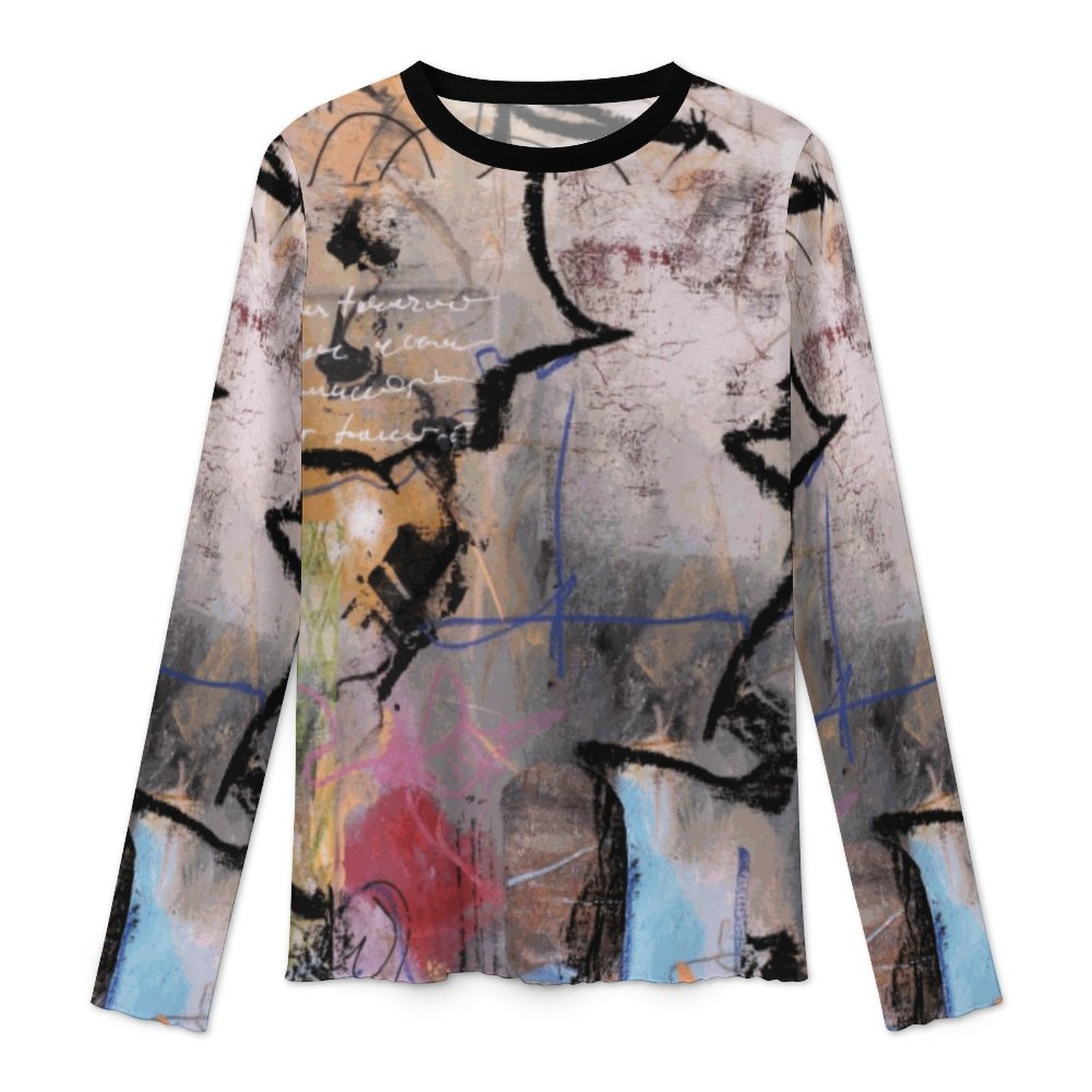 City Collection - Premium Long Sleeve Mesh T-Shirt