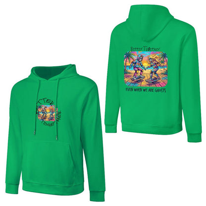 One  Wheel Love.  Cotton Hoodie with Pocket