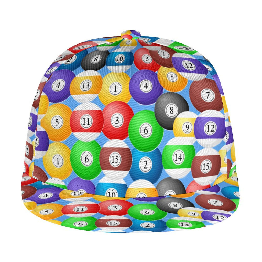 Pool Balls Collection: Unisex Snapback Cap