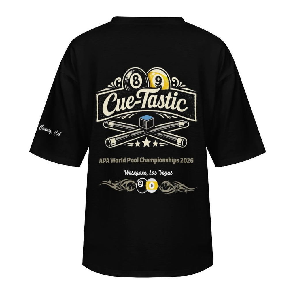 Cue-Tastic Team Shirt - Men's Cotton Short Sleeved T-Shirt (No Collar)