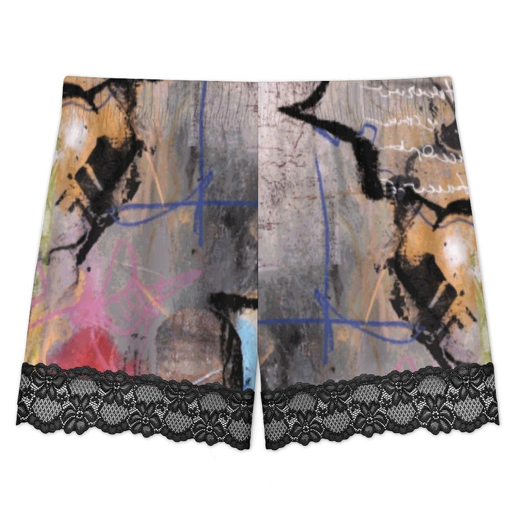 City Collection - Premium Lace Trim Pajama Set