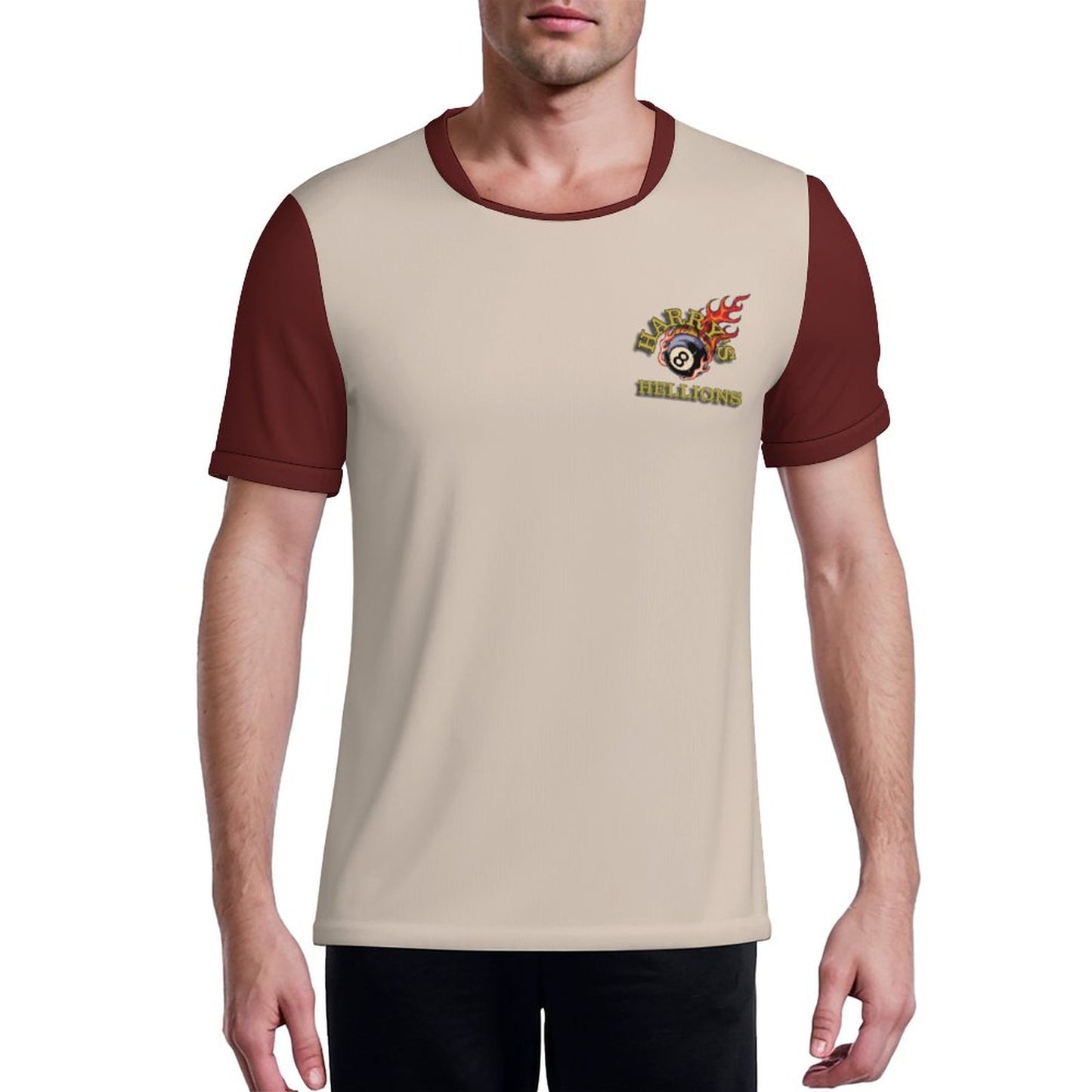 Harry's Hellions Supporter Men's Ice Silk U-neck Jersey Shirt