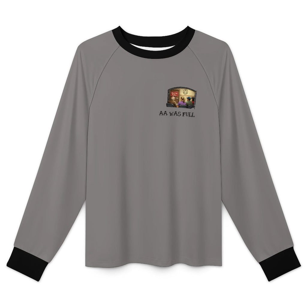 "AA Was Full"  Women’s Cool-Touch Long Sleeve Performance T-Shirt – UPF 50+ Quick-Dry Crewneck