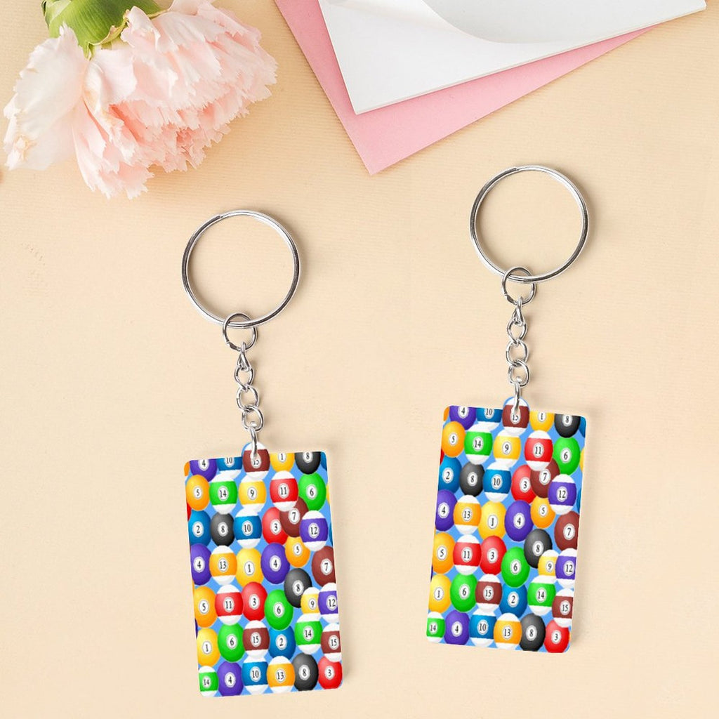 Pool Balls Collection - Acrylic Keychain