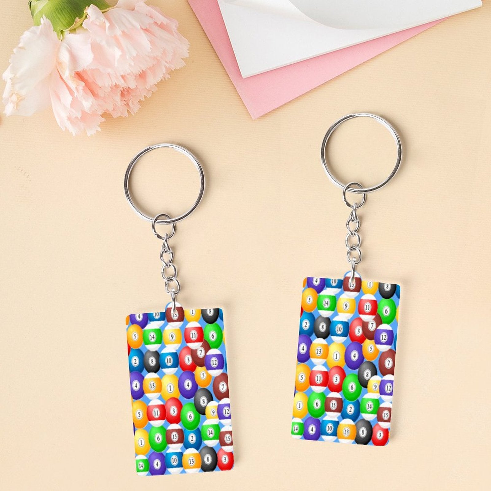 Pool Balls Collection - Acrylic Keychain