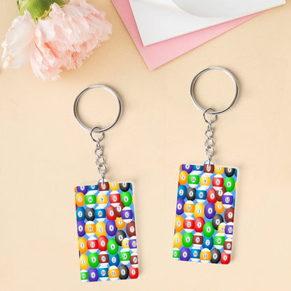 Pool Balls Collection - Acrylic Keychain