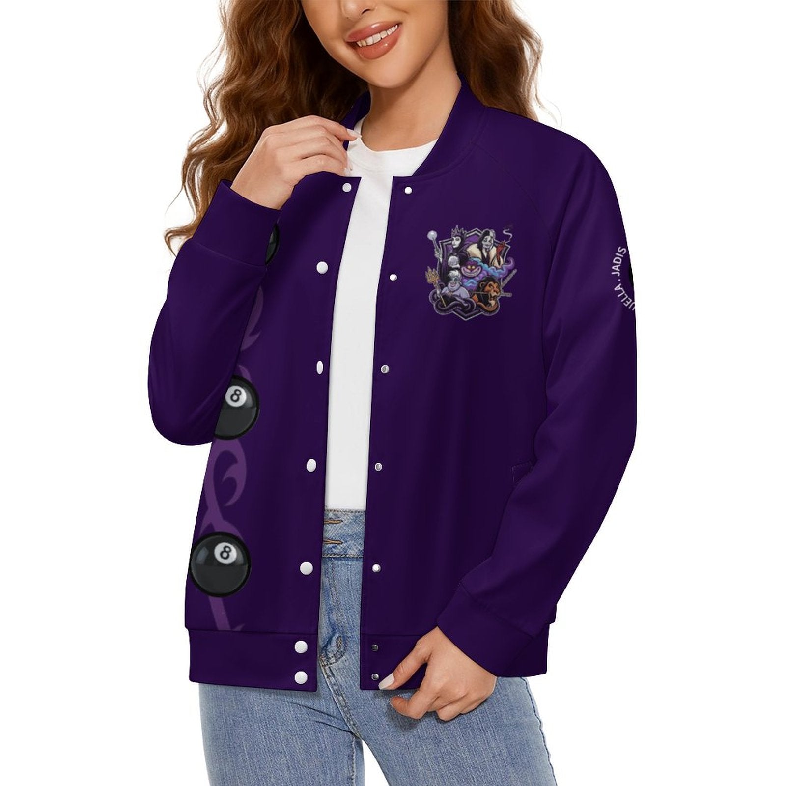 The Villains Women's Baseball Jacket
