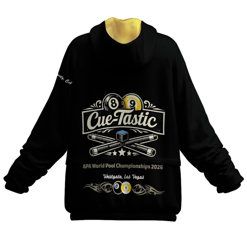 Cue-Tastic Team Shirt - Double Layered Hoodie with Zipper