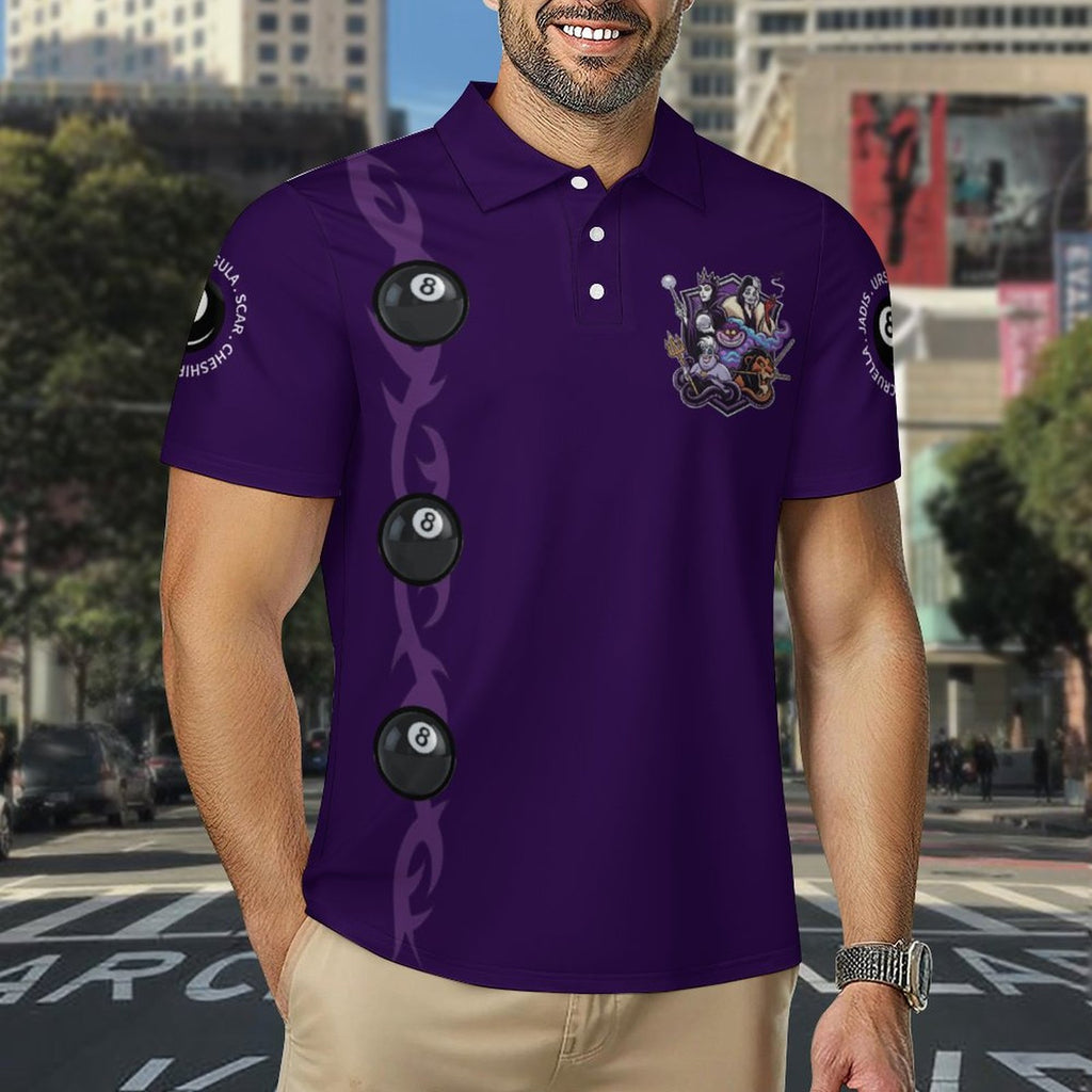 The Villains Team Shirt  Mens Polo Quick Dry