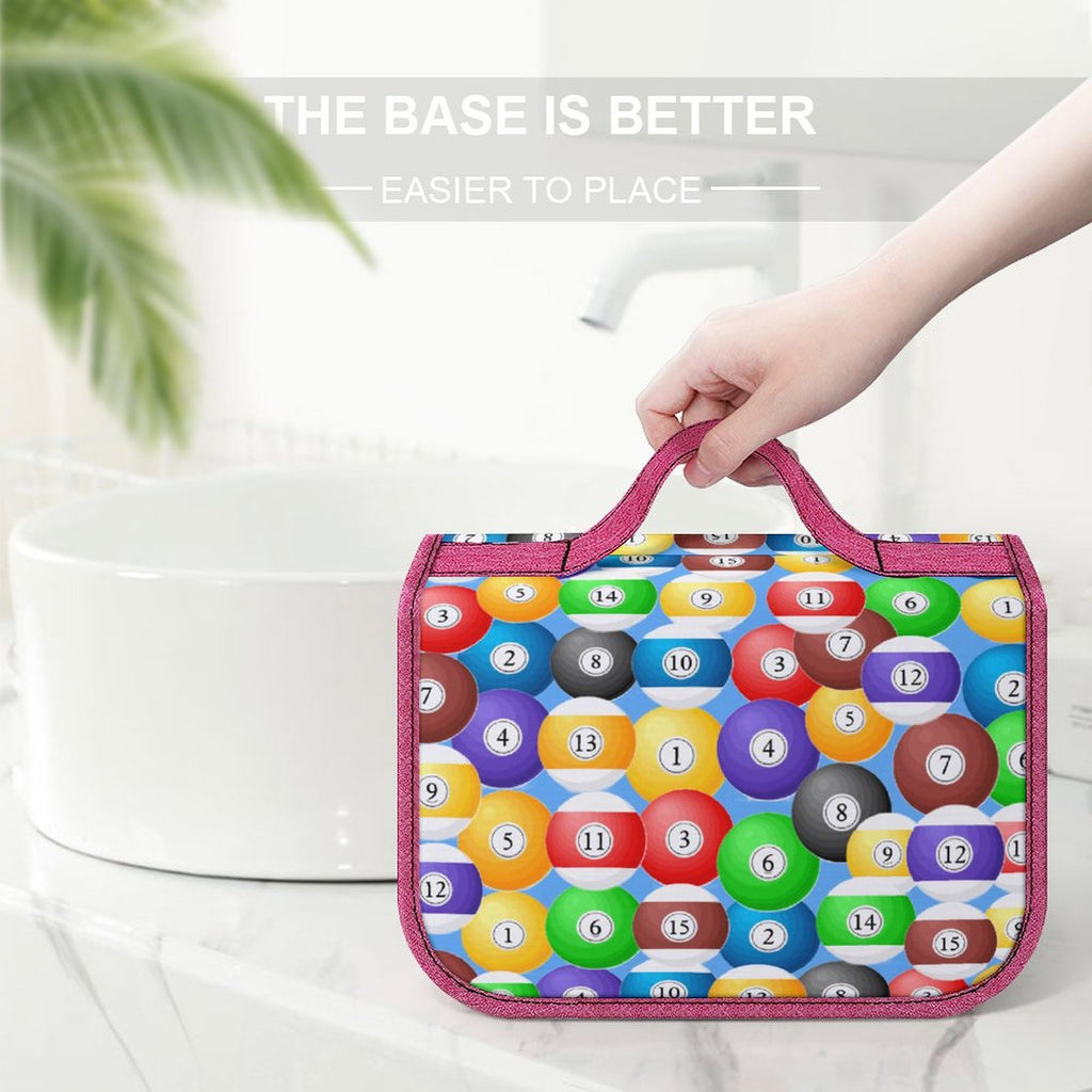 Pool Balls Collection: Travel Hanging Toiletry Bags