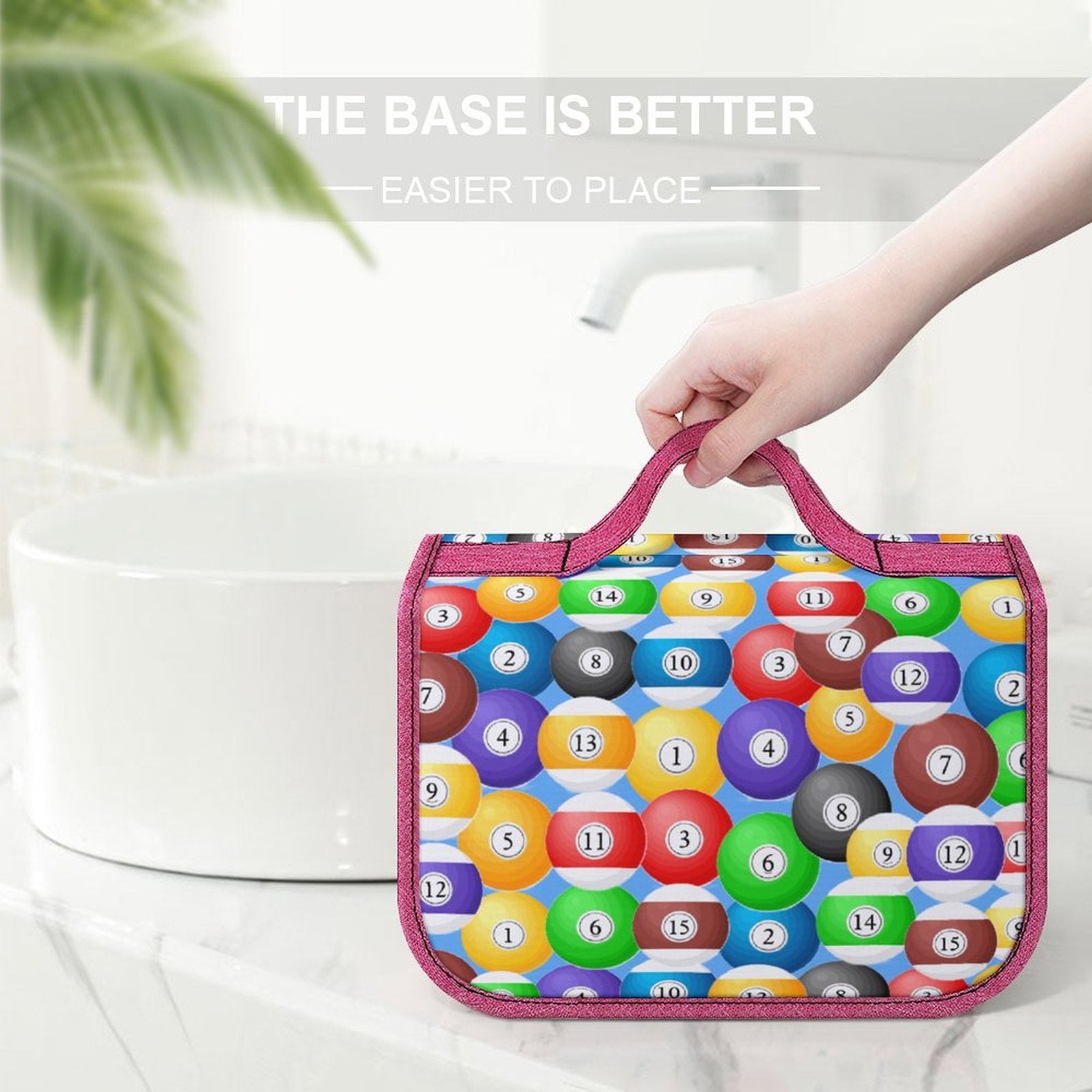 Pool Balls Collection: Travel Hanging Toiletry Bags