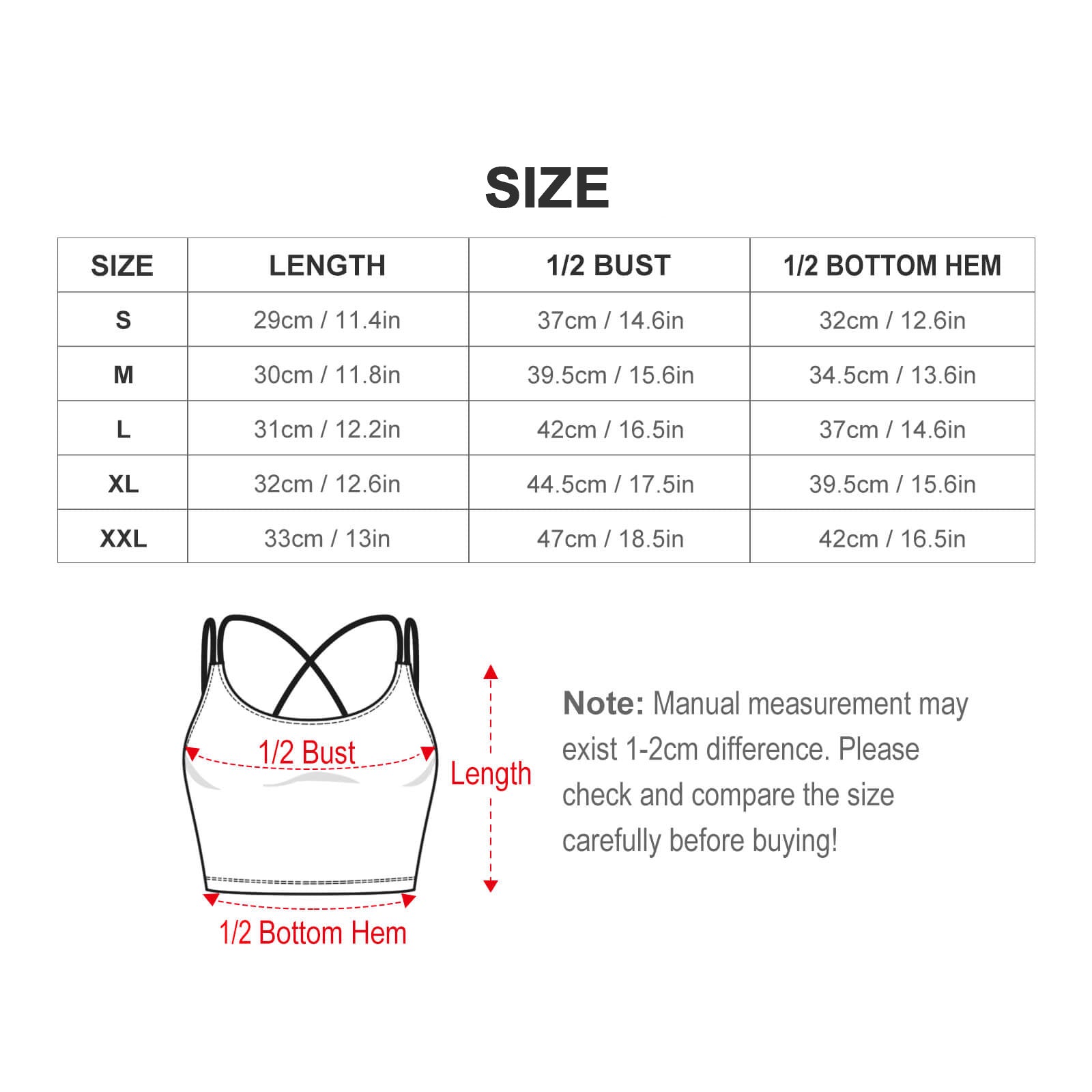Workout Crop Yoga Tank Top(All-Over Printing)